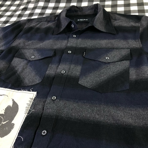 For Those Who Sin Hunter S. Thompson Gonzo Flannel - Picture 3 of 13